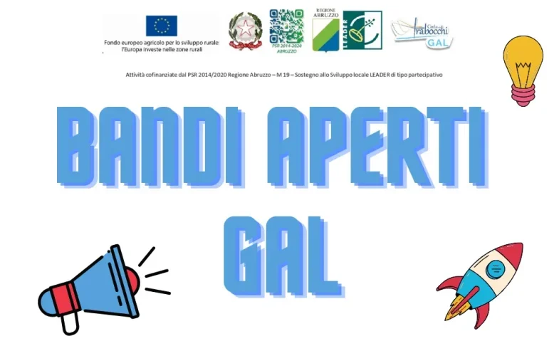 Gal Costa dei Trabocchi PSR 2014/2022 Regione Abruzzo – M 19: comunicazione proroga bando 19.2.1.1.3 